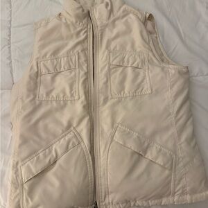 Ralph Lauren Off-White Quilted Vest
